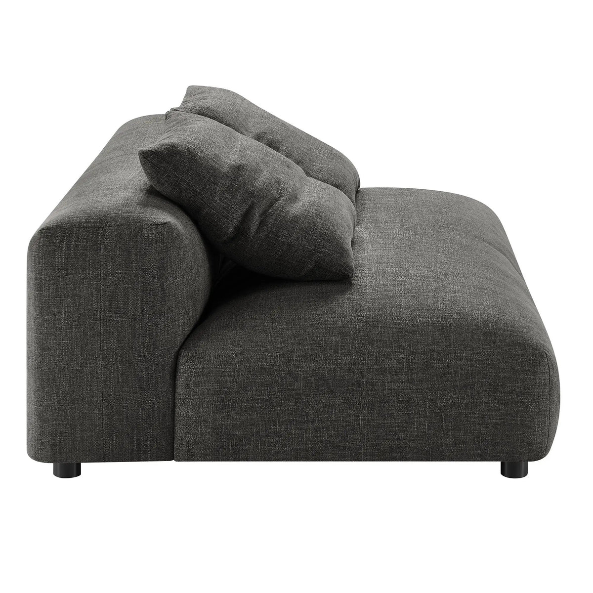 Solace Modular Upholstered Fabric Armless Loveseat by Modway by HouseOfZazla