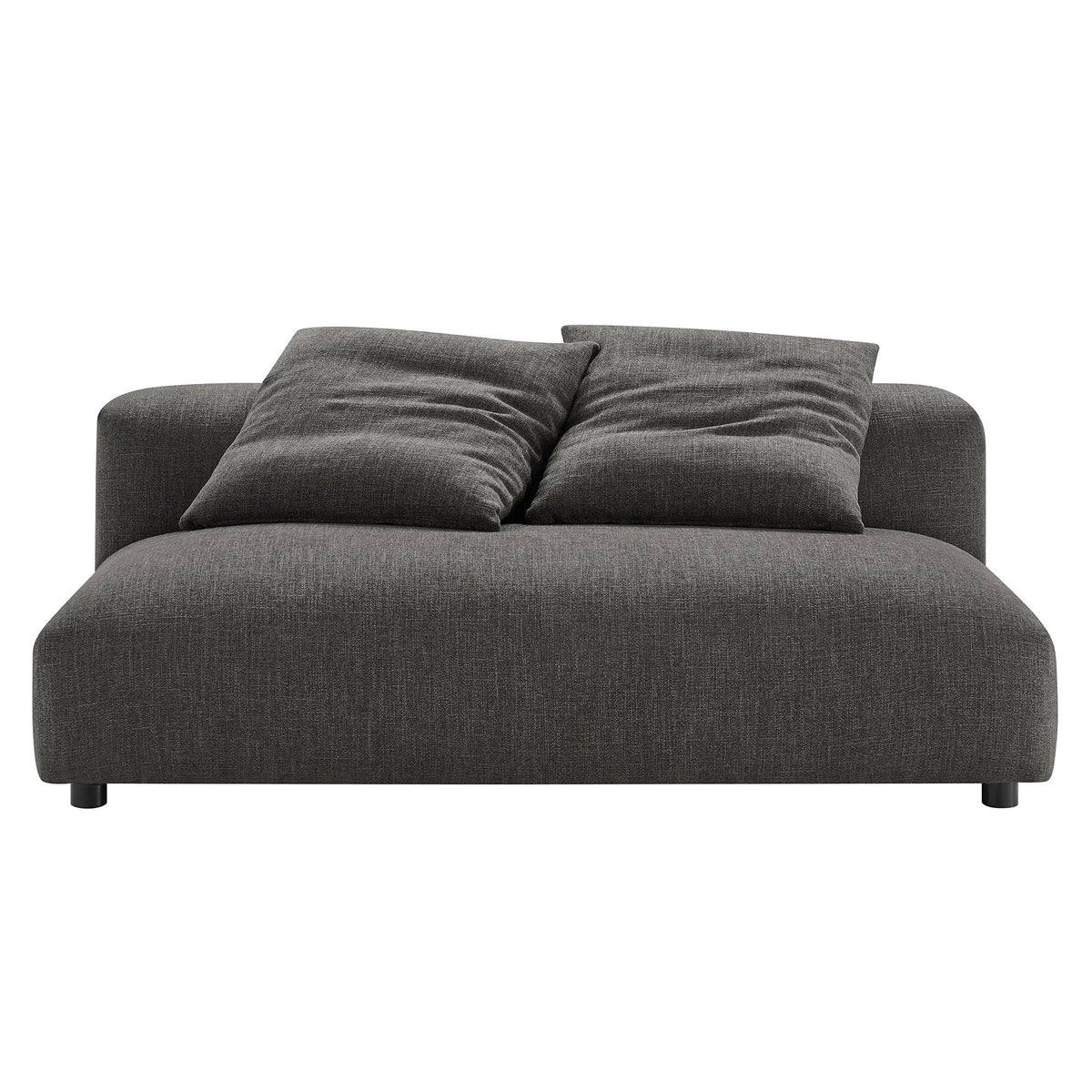 Solace Modular Upholstered Fabric Armless Loveseat by Modway by HouseOfZazla
