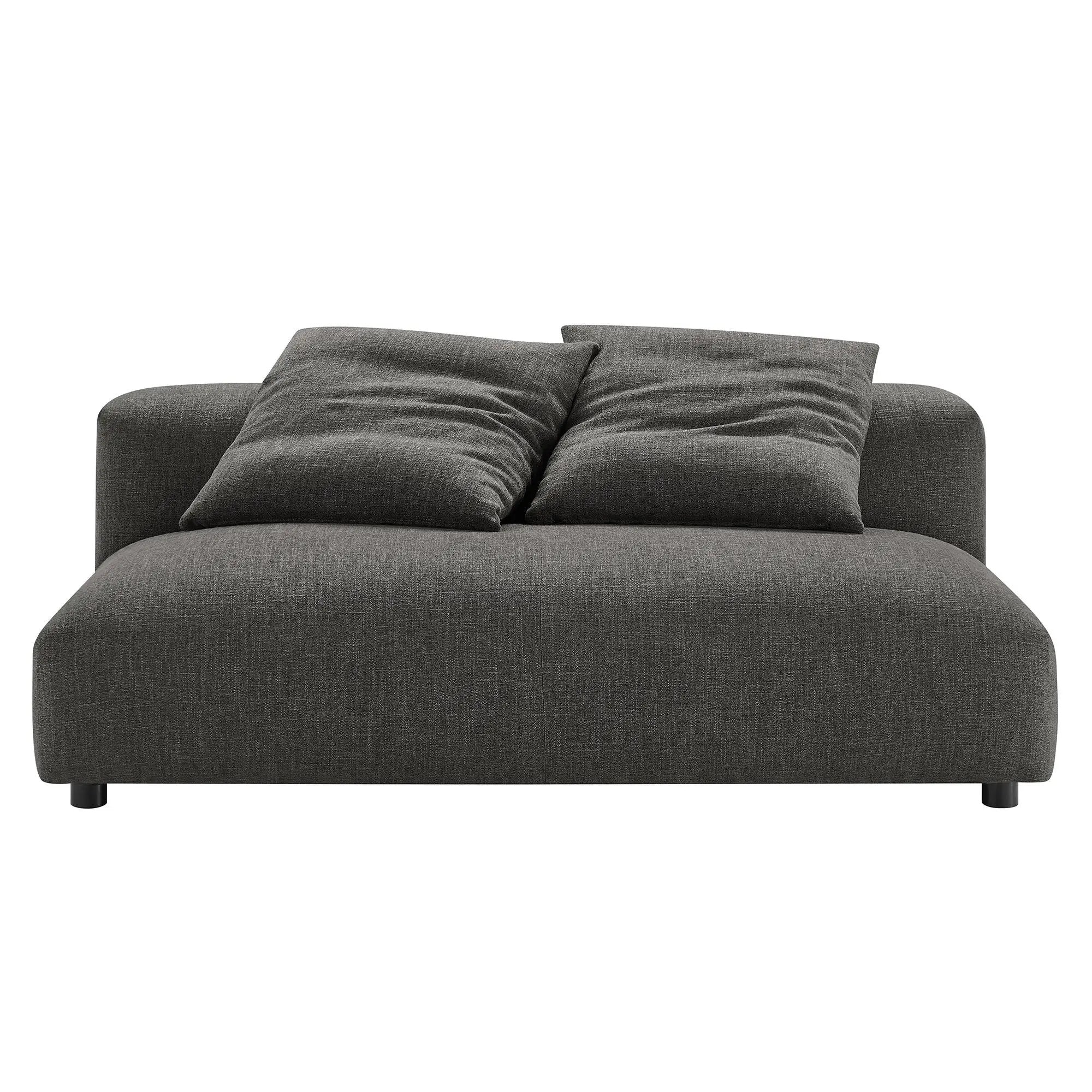 Solace Modular Upholstered Fabric Armless Loveseat by Modway by HouseOfZazla
