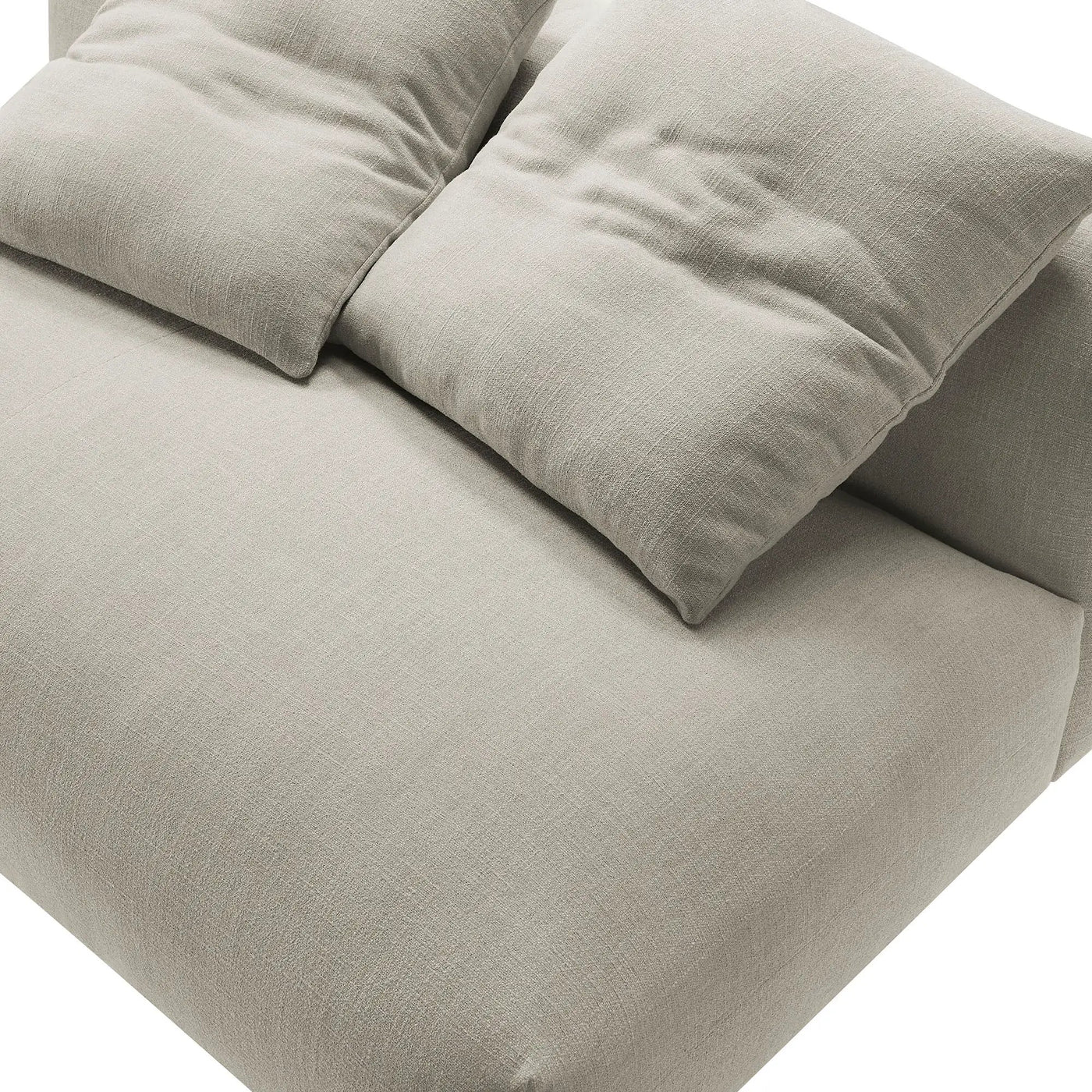 Solace Modular Upholstered Fabric Armless Loveseat by Modway by HouseOfZazla