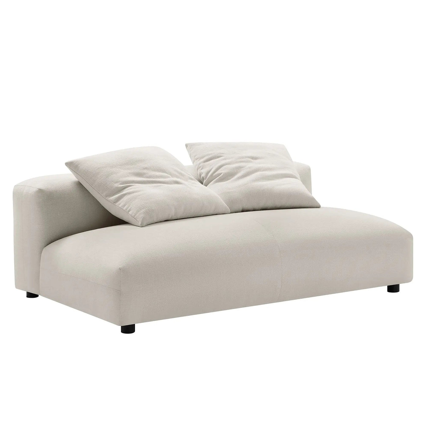 Solace 2-Piece Modular Upholstered Fabric Sectional Sofa with Chaise by Modway by HouseOfZazla