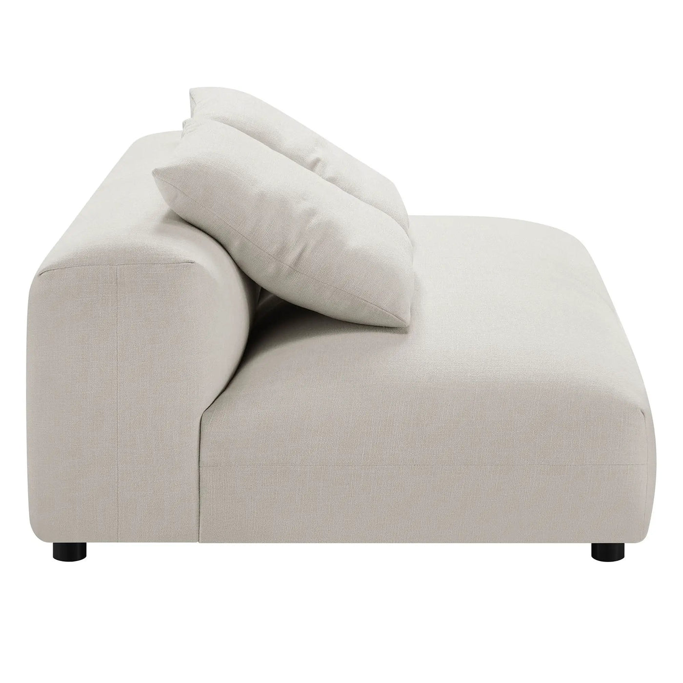 Solace Modular Upholstered Fabric Armless Loveseat by Modway by HouseOfZazla