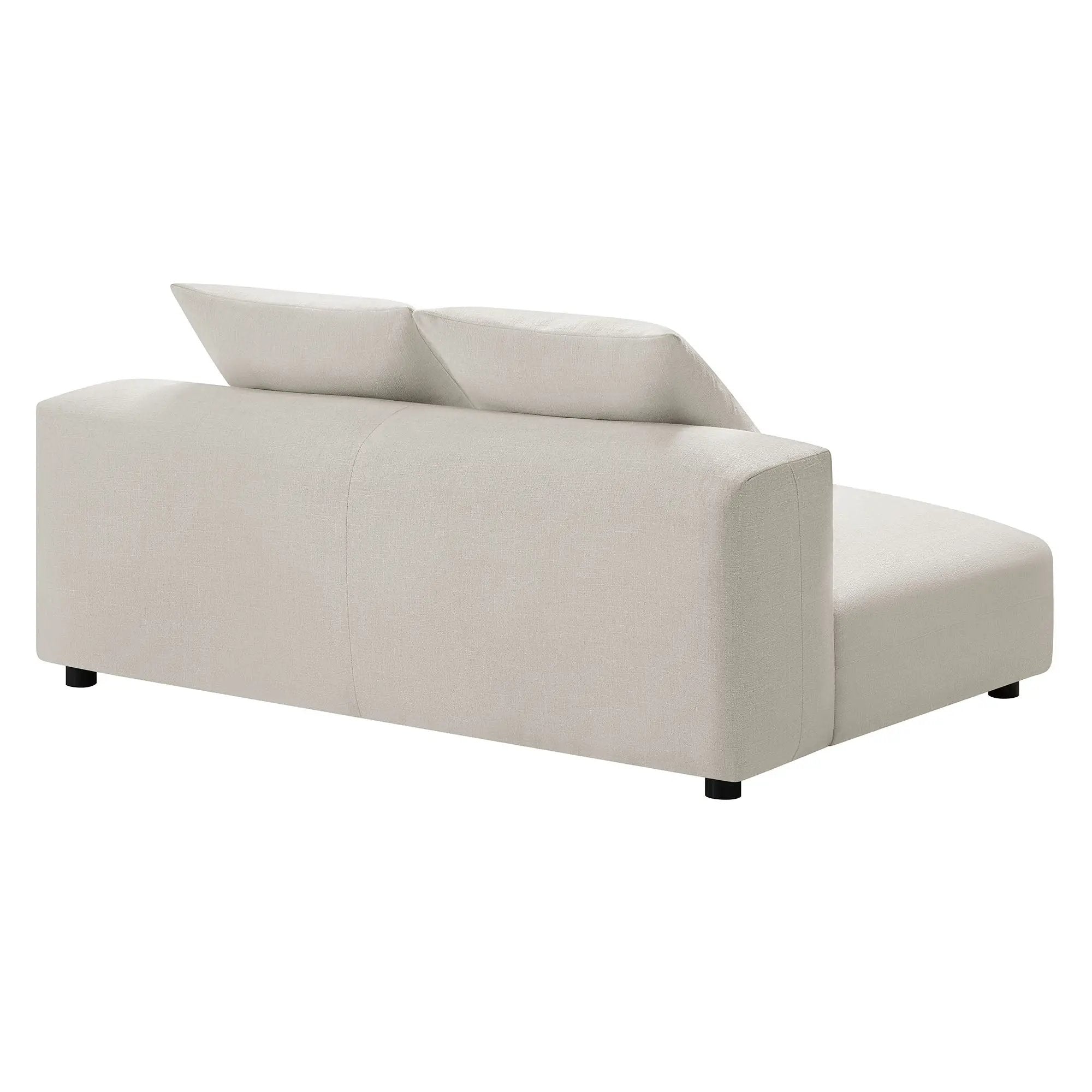 Solace Modular Upholstered Fabric Armless Loveseat by Modway by HouseOfZazla