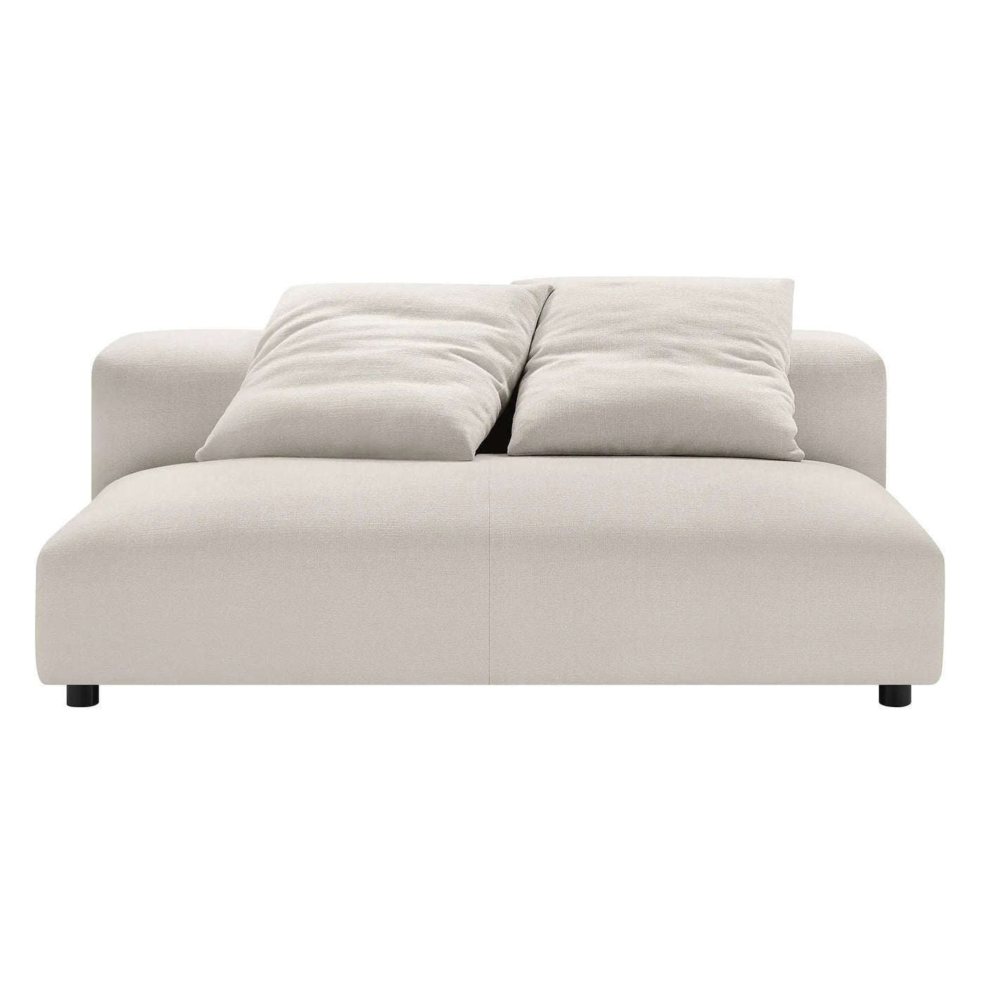 Solace Modular Upholstered Fabric Armless Loveseat by Modway by HouseOfZazla
