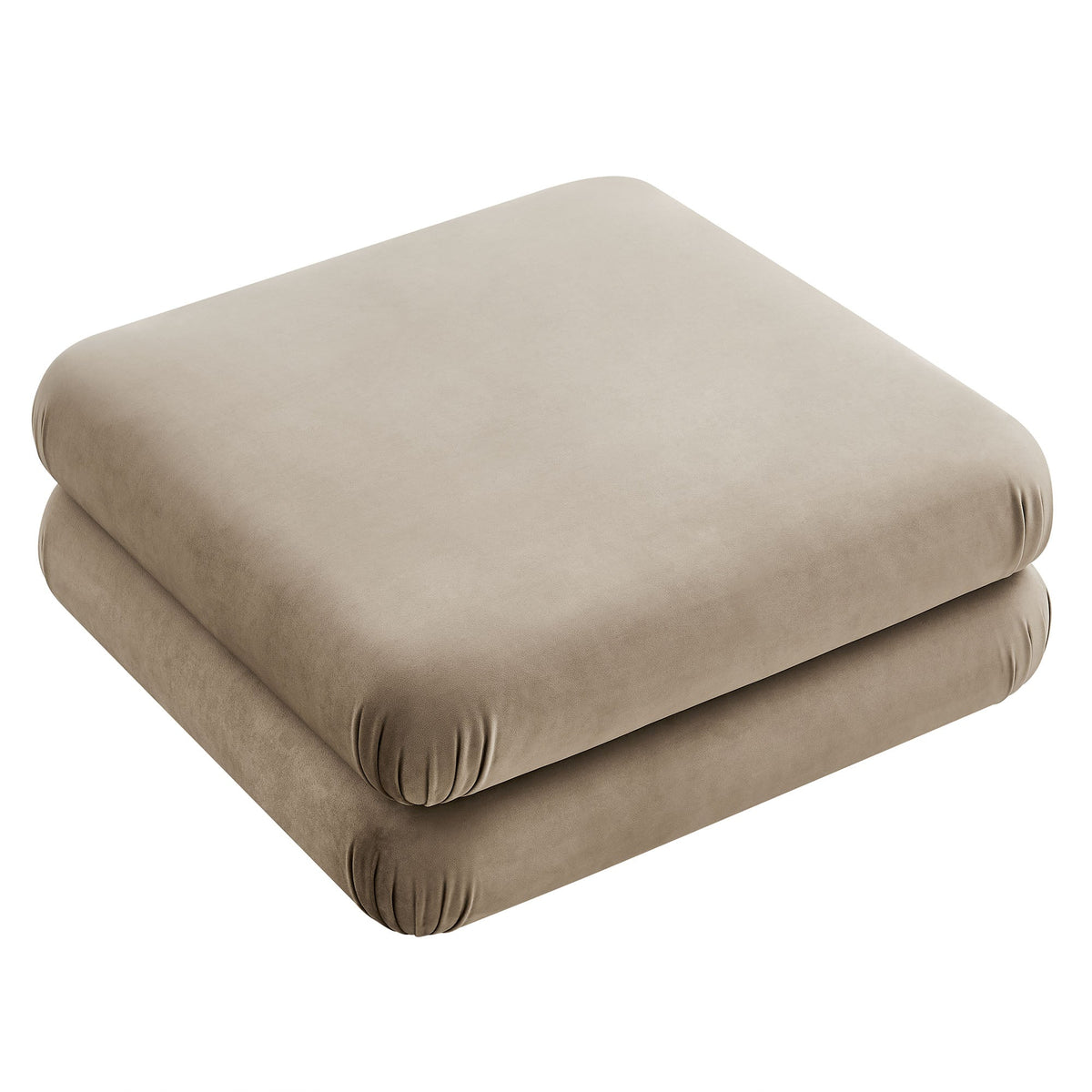 Jubilee Modular Performance Velvet Ottoman by Modway, photo 23 of 27