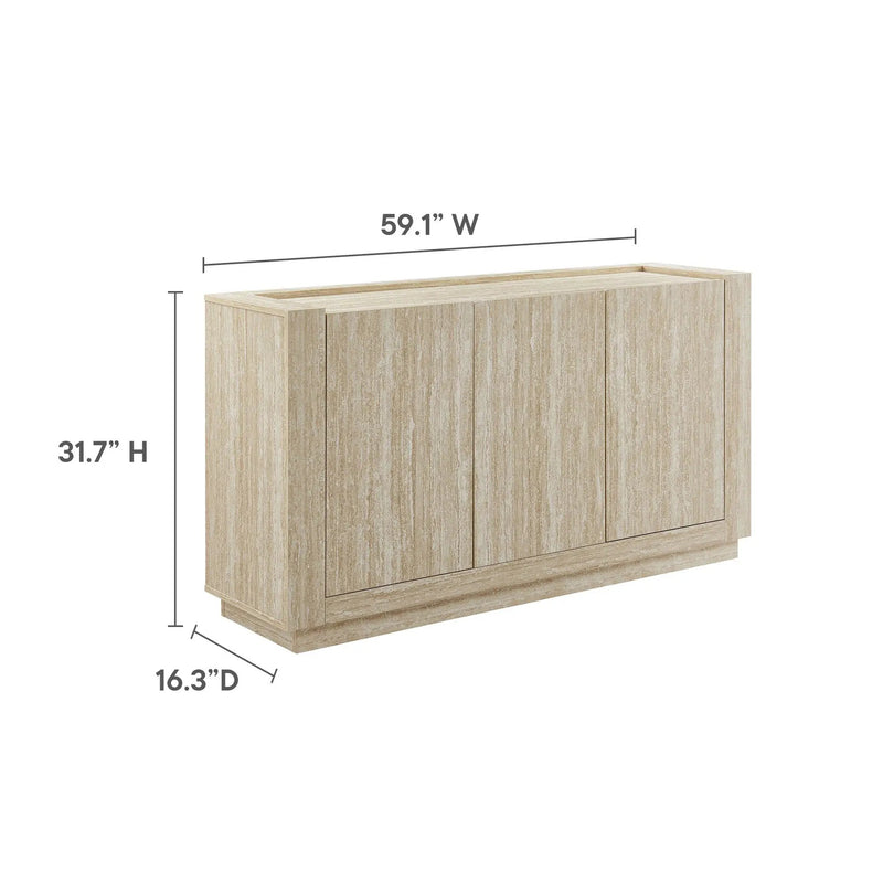 Hollis 59" Travertine Sideboard by Modway by HouseOfZazla