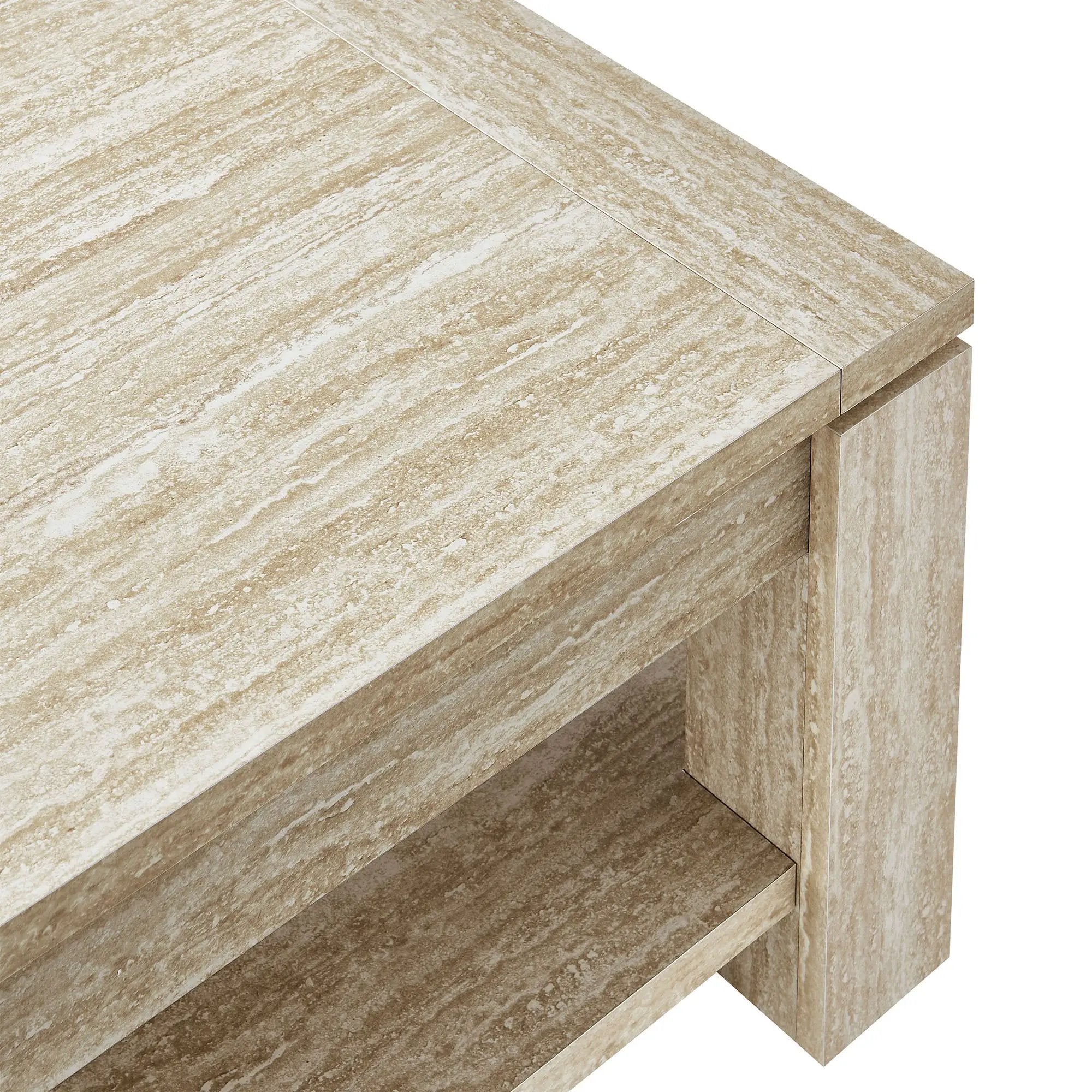 Hollis Travertine Coffee Table by Modway by HouseOfZazla