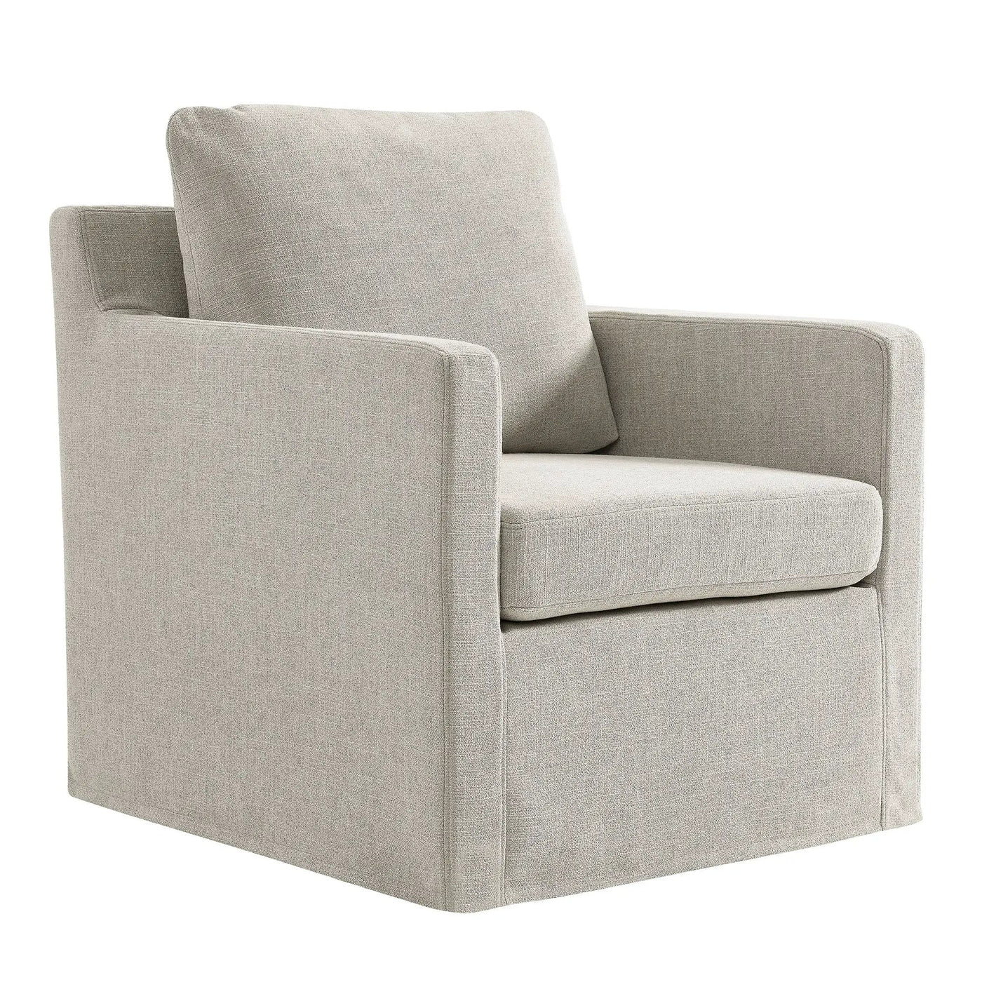 Serene Fabric Slipcovered Swivel Armchair by Modway by HouseOfZazla