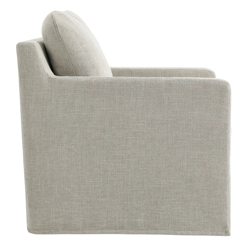 Serene Fabric Slipcovered Swivel Armchair by Modway by HouseOfZazla
