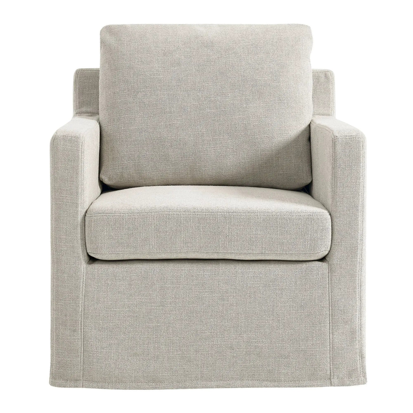 Serene Fabric Slipcovered Swivel Armchair by Modway by HouseOfZazla