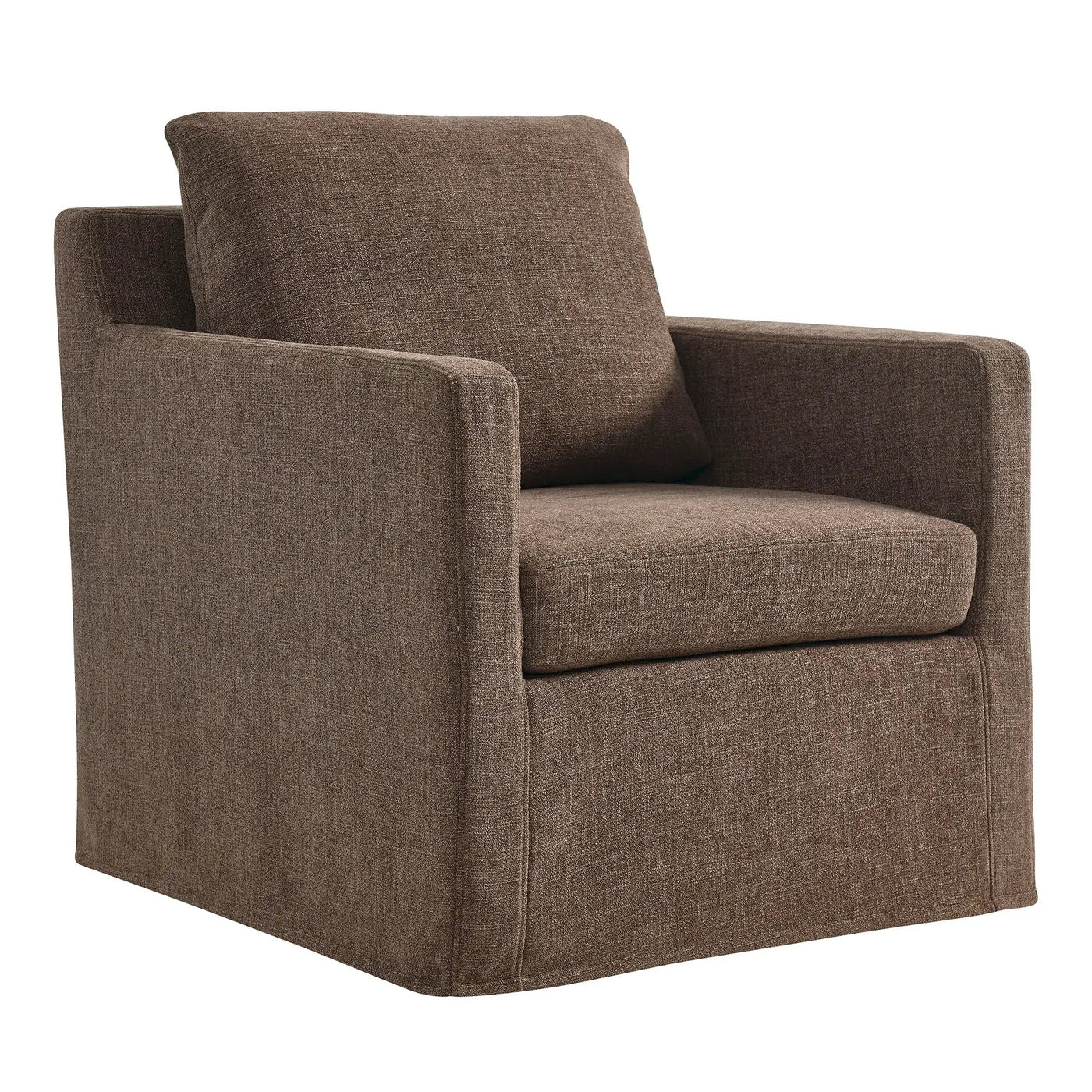 Serene Fabric Slipcovered Swivel Armchair by Modway by HouseOfZazla
