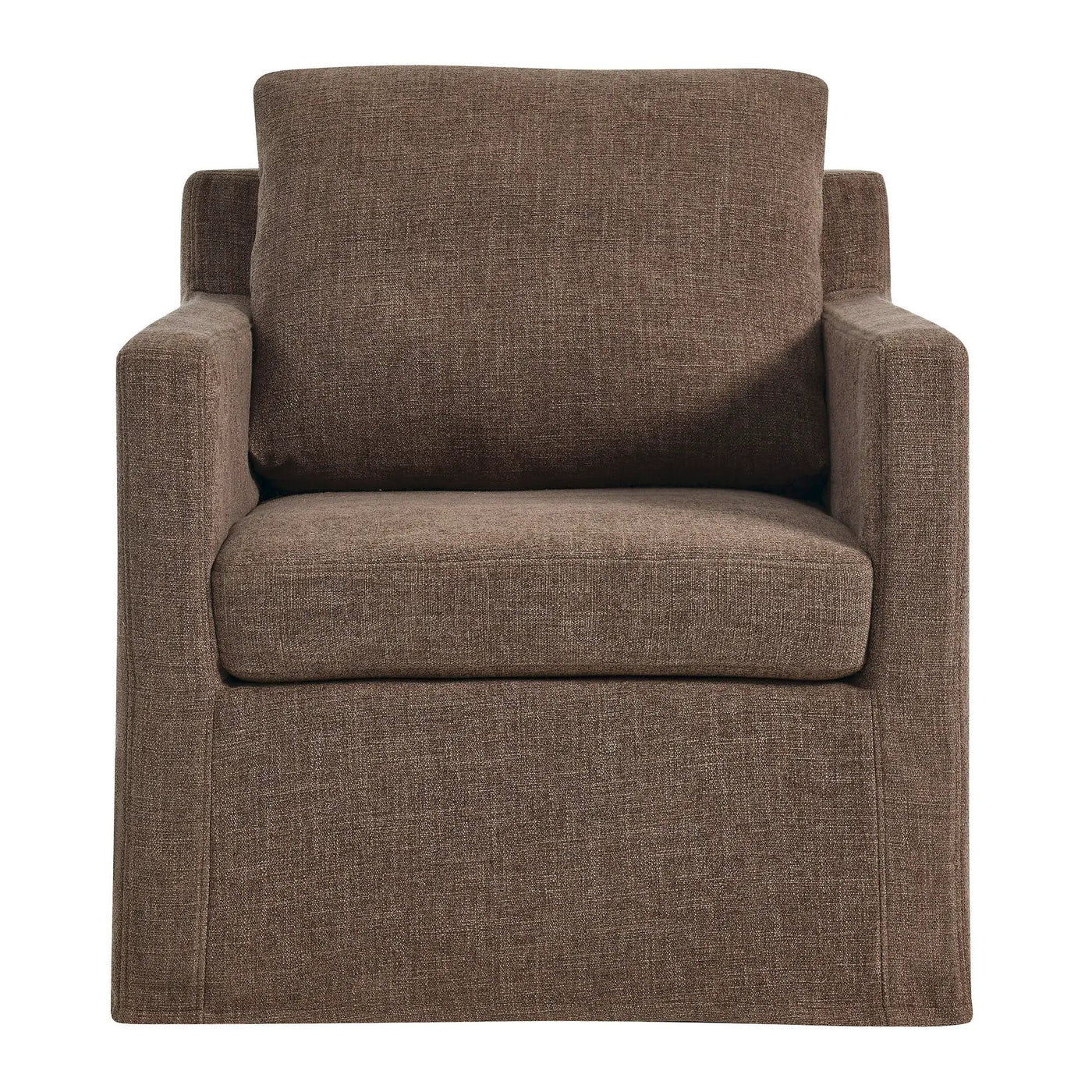 Serene Fabric Slipcovered Swivel Armchair by Modway by HouseOfZazla