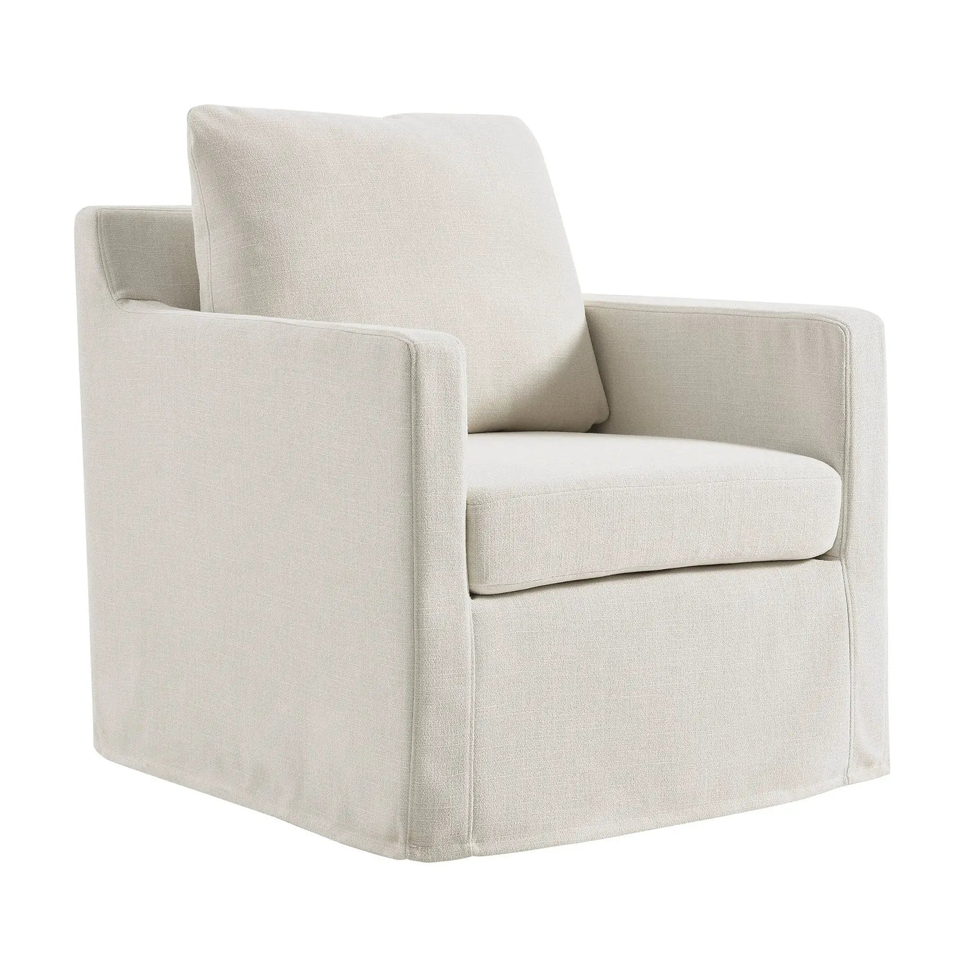 Serene Fabric Slipcovered Swivel Armchair by Modway by HouseOfZazla