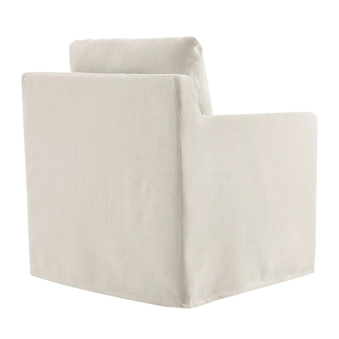Serene Fabric Slipcovered Swivel Armchair by Modway by HouseOfZazla