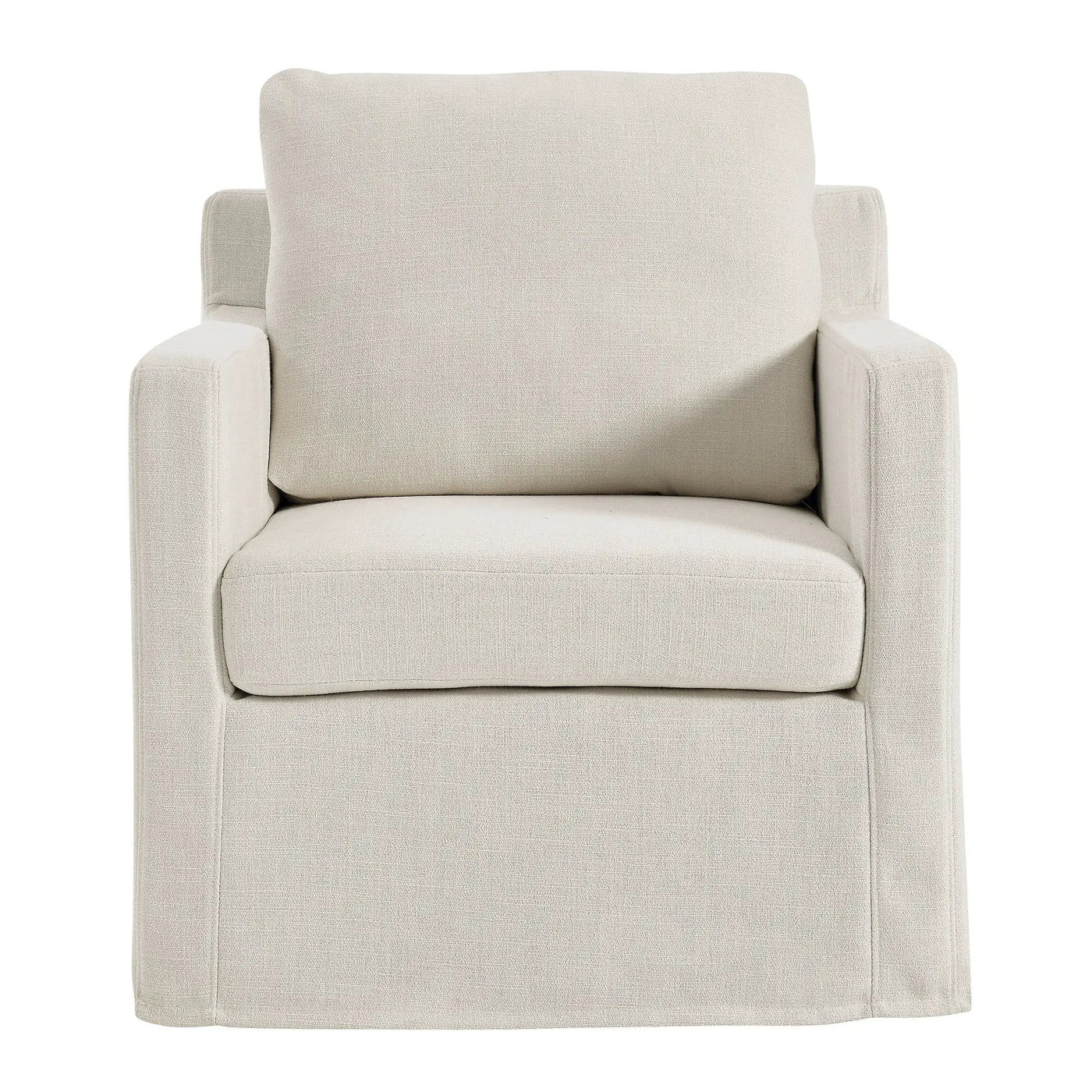 Serene Fabric Slipcovered Swivel Armchair by Modway by HouseOfZazla