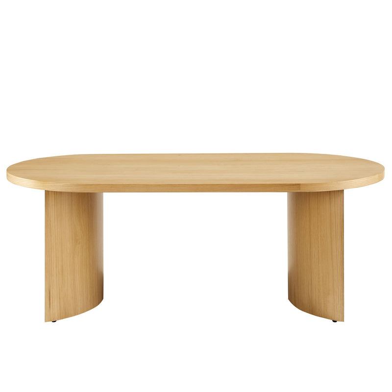 Aspect Oval Wood Coffee Table by Modway, photo 7 of 10