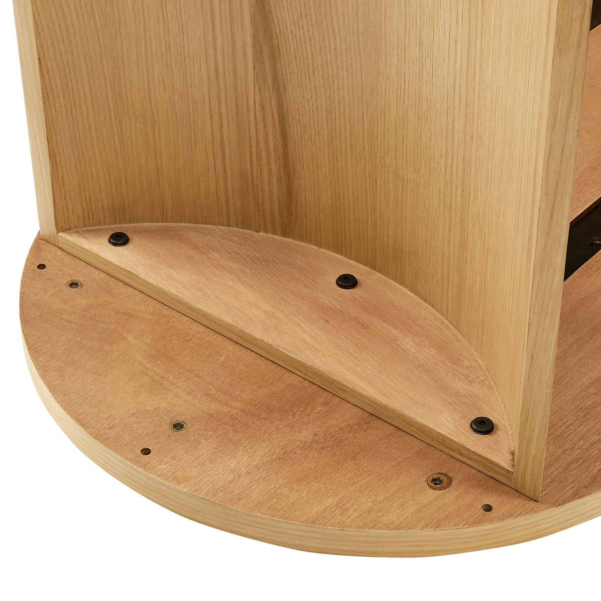 Aspect Oval Wood Coffee Table by Modway, photo 8 of 10