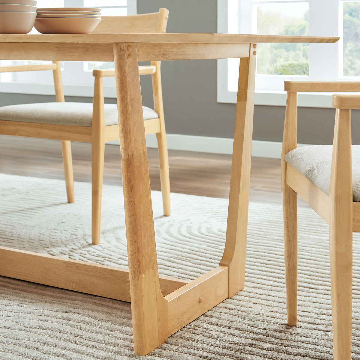 Solara 71" Rectangle Wood Dining Table by Modway, photo 9 of 18