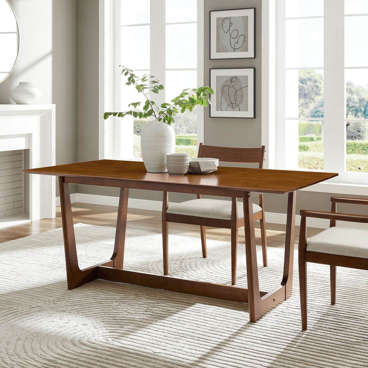 Solara 71" Rectangle Wood Dining Table by Modway, photo 17 of 18