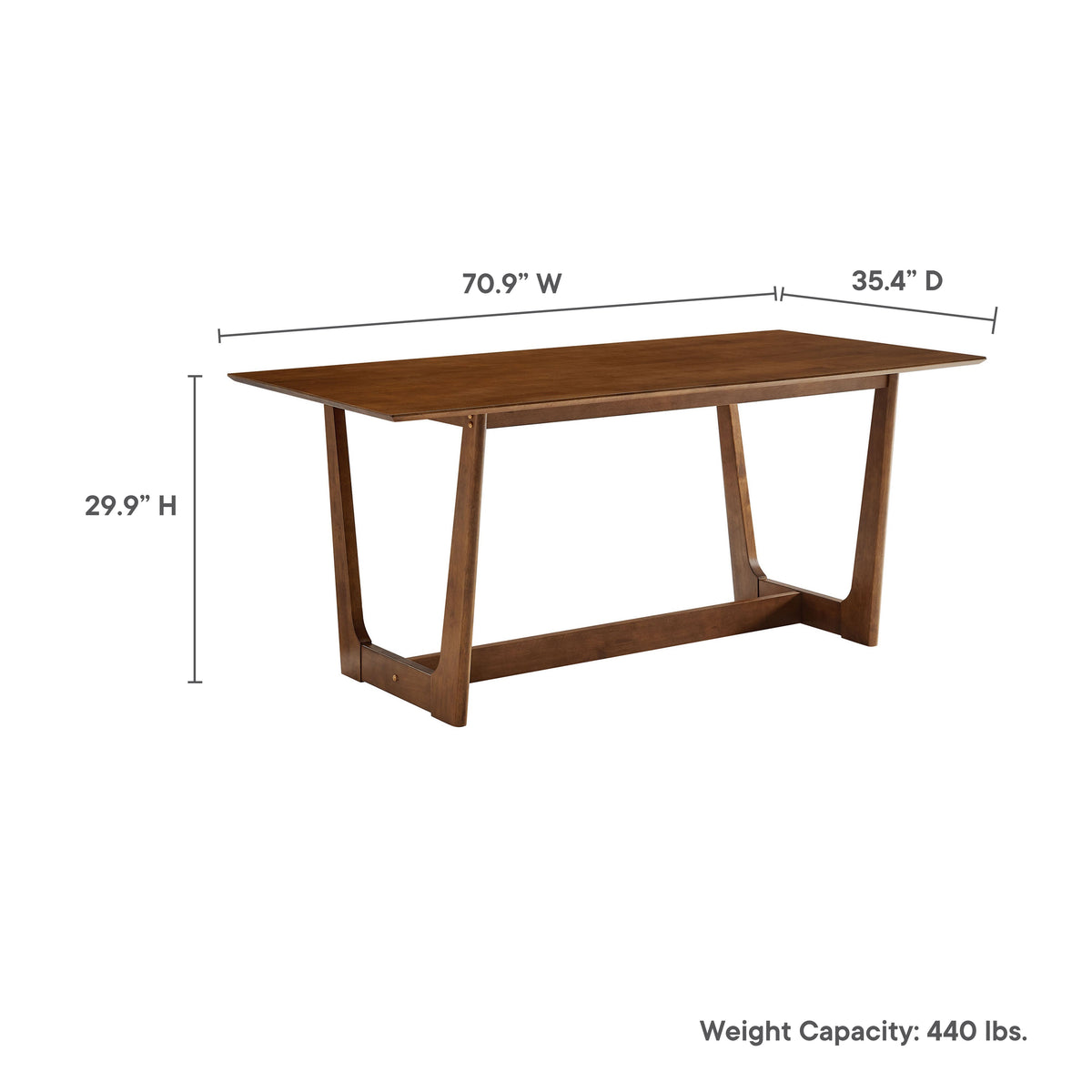 Solara 7-Piece Wood Dining Set with Fabric Upholstered Armchairs by Modway, photo 15 of 24