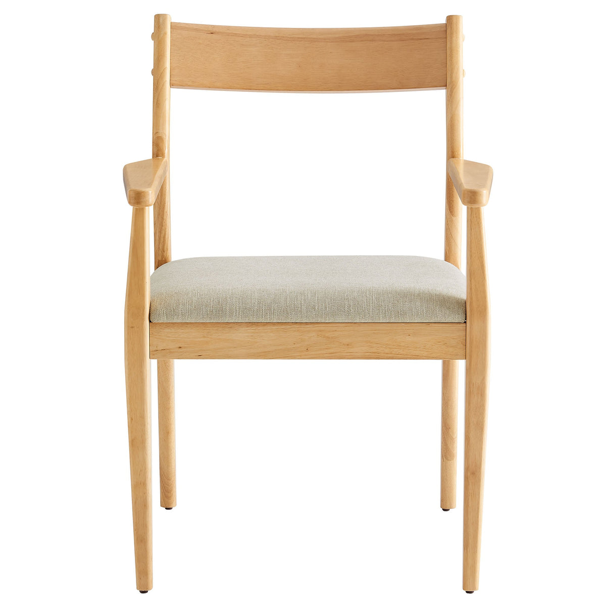 Solara 7-Piece Wood Dining Set with Fabric Upholstered Armchairs by Modway, photo 10 of 24