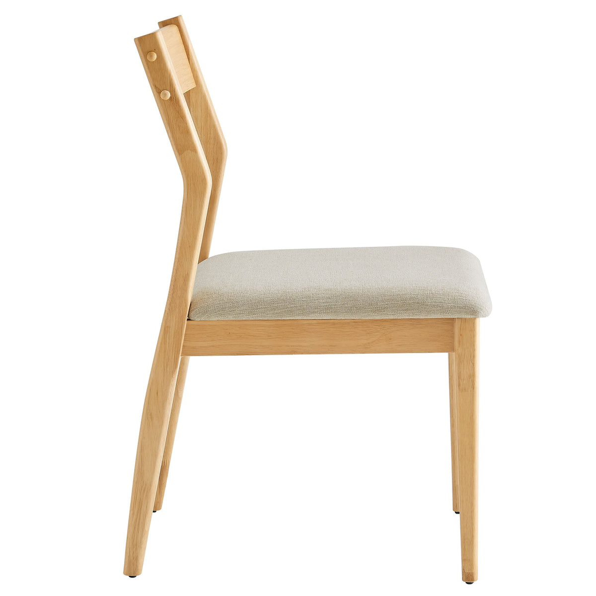 Solara Fabric Wood Dining Side Chairs Set of 2 by Modway, photo 5 of 20