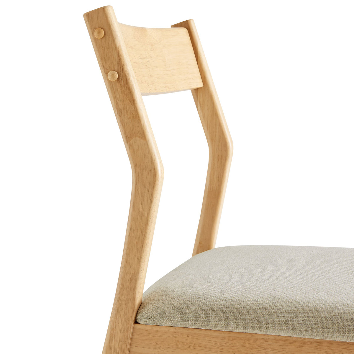 Solara Fabric Wood Dining Side Chairs Set of 2 by Modway, photo 8 of 20