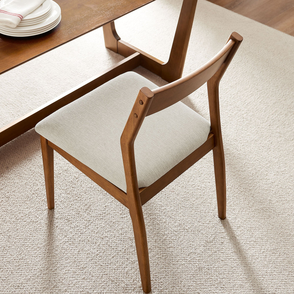 Solara Fabric Wood Dining Side Chairs Set of 2 by Modway, photo 20 of 20