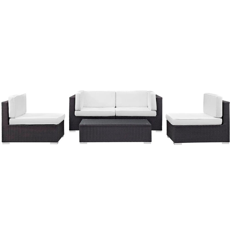 Camfora 5-Piece Outdoor Patio Sectional Set by Modway by HouseOfZazla