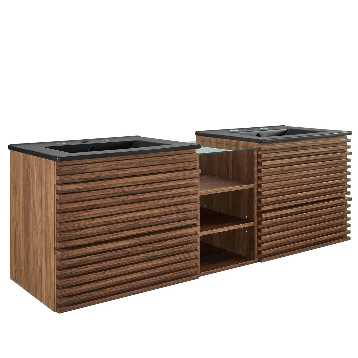 Render 62" Wall-Mount Double Sink Bathroom Vanity by Modway by HouseOfZazla