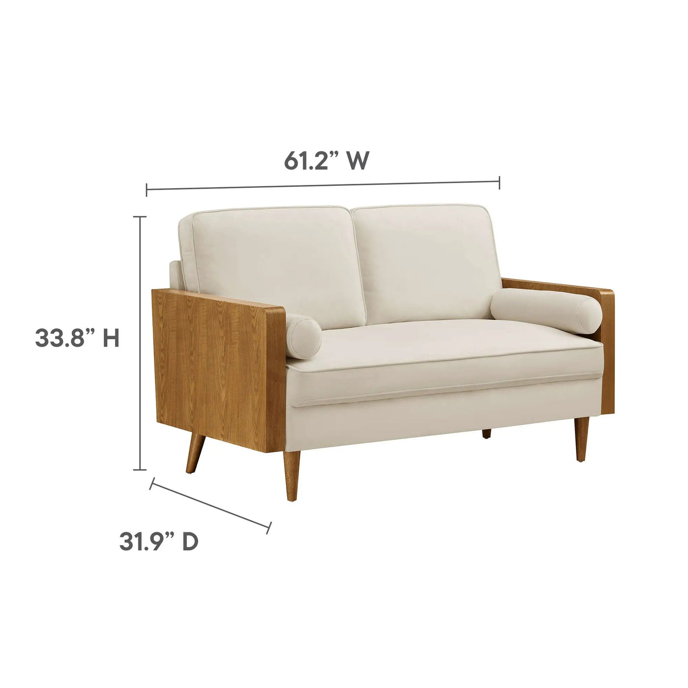Kellan Performance Velvet Loveseat by Modway by HouseOfZazla