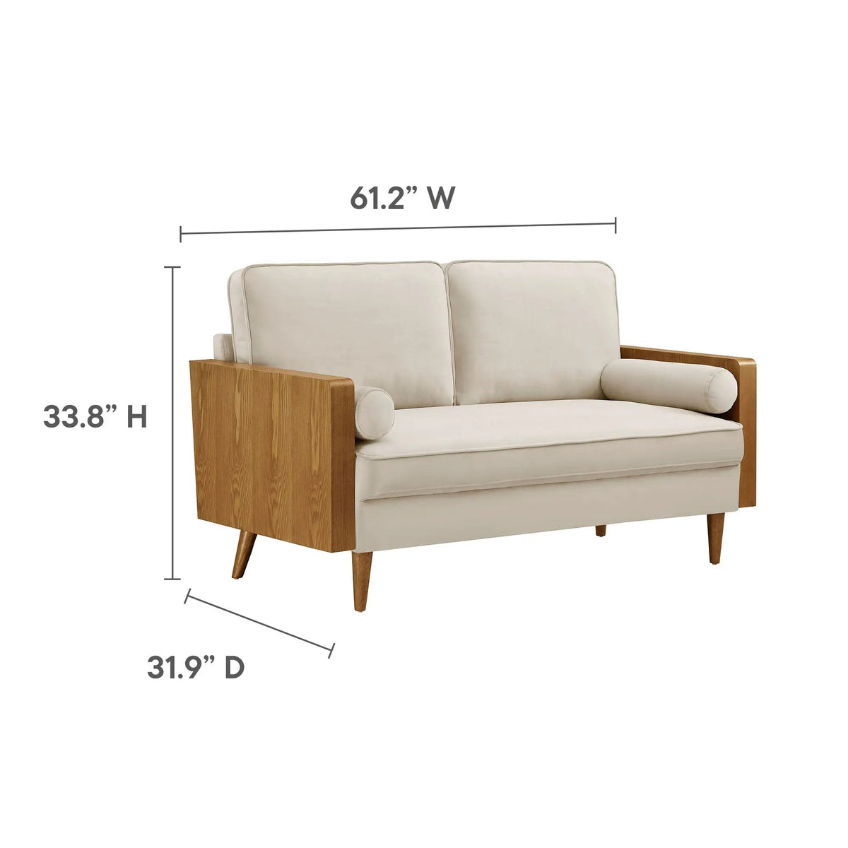 Kellan Performance Velvet Loveseat by Modway by HouseOfZazla