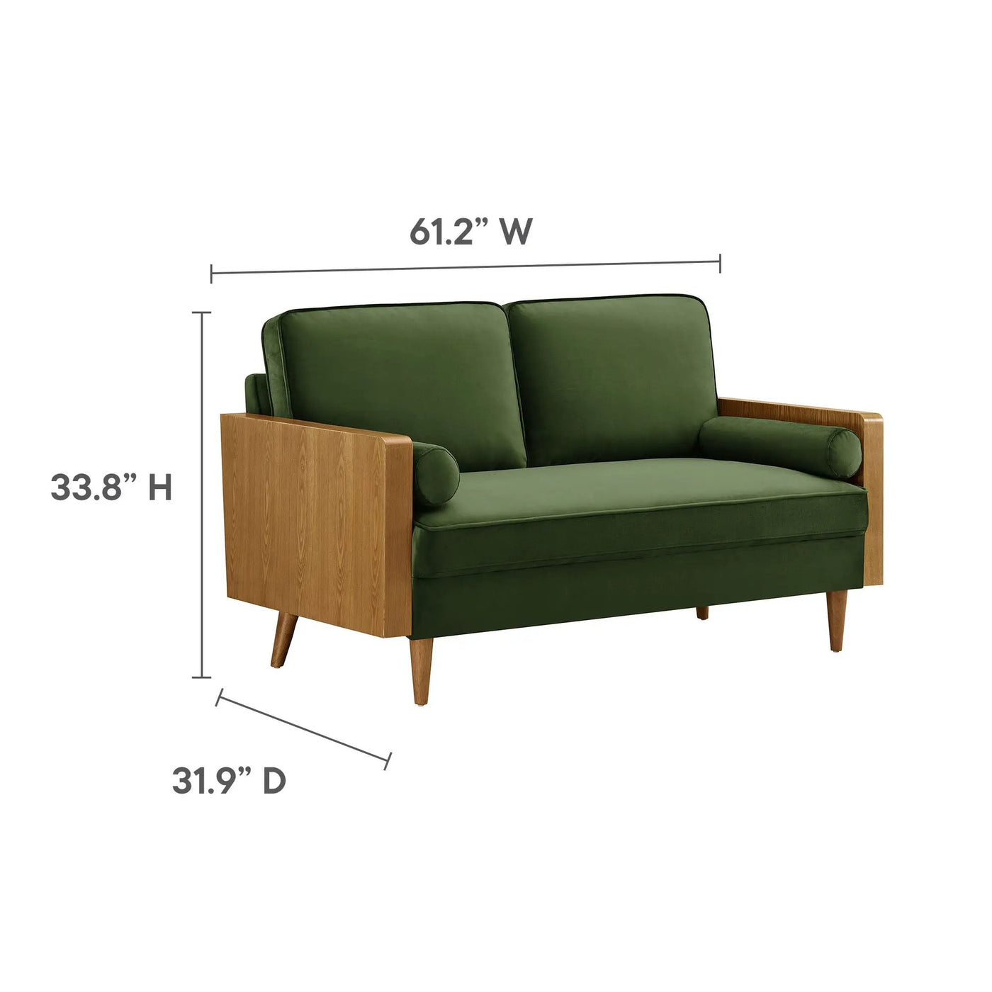 Kellan Performance Velvet Loveseat by Modway by HouseOfZazla