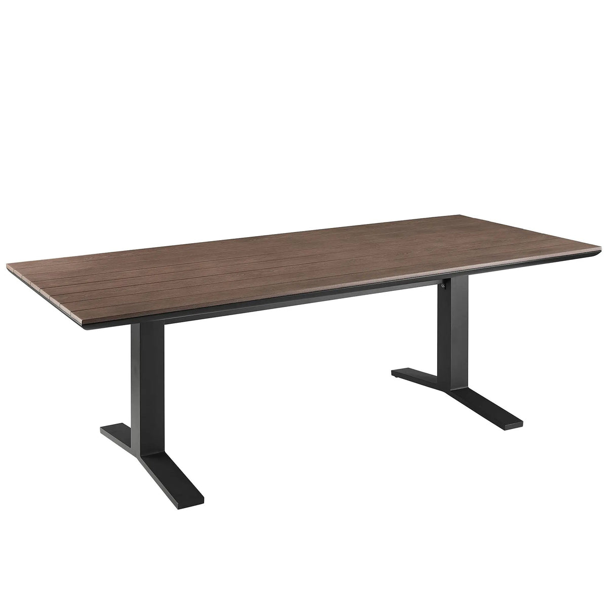 Gavelston 91" Outdoor Patio Aluminum Dining Table by Modway by HouseOfZazla