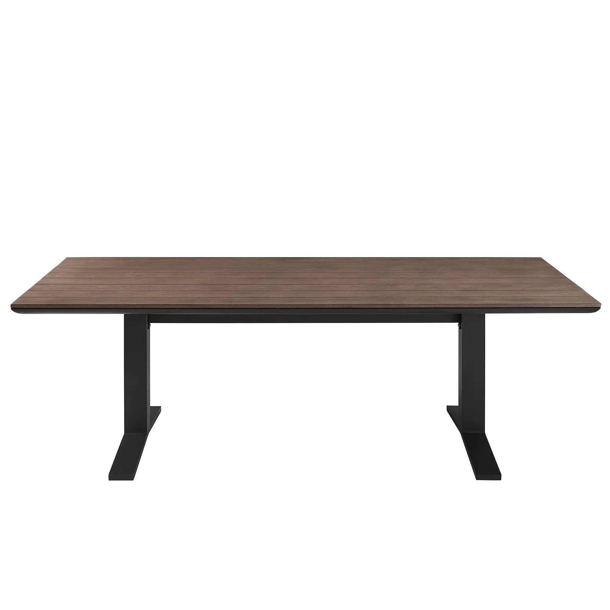 Gavelston 91" Outdoor Patio Aluminum Dining Table by Modway by HouseOfZazla