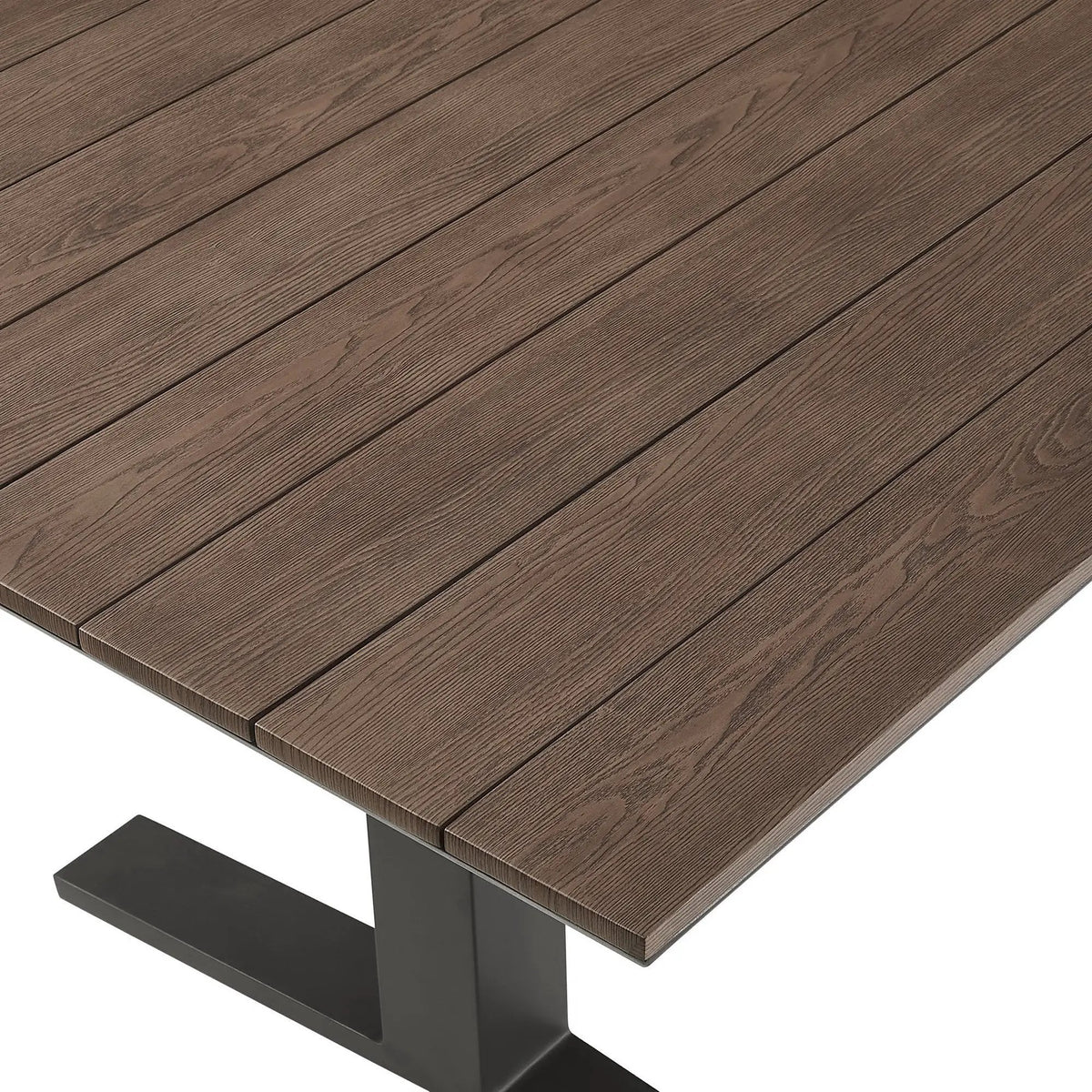 Gavelston 91" Outdoor Patio Aluminum Dining Table by Modway by HouseOfZazla