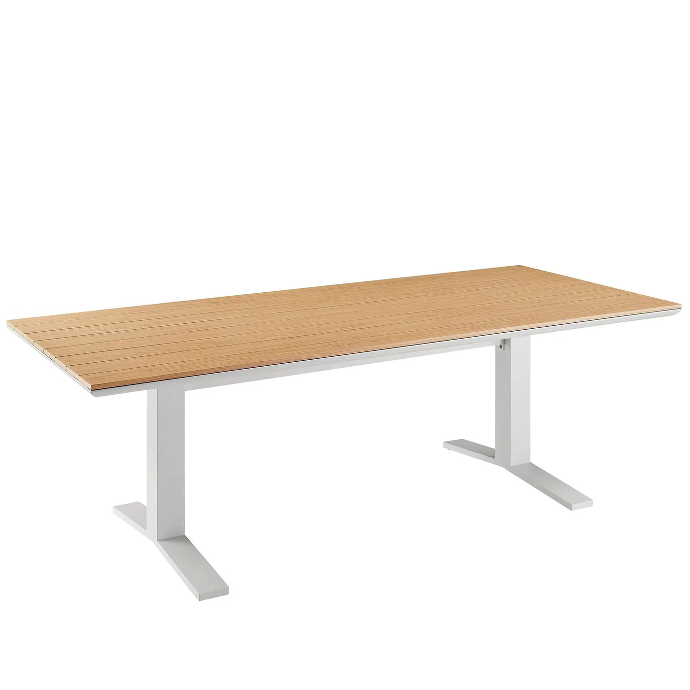 Gavelston 91" Outdoor Patio Aluminum Dining Table by Modway by HouseOfZazla