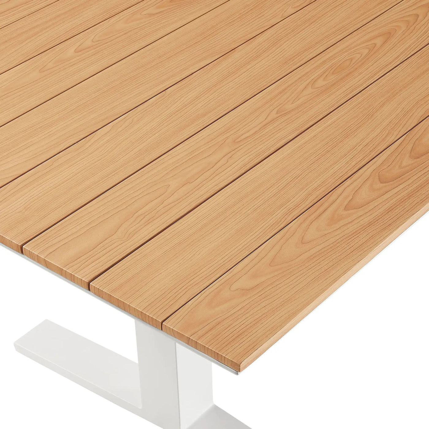 Gavelston 91" Outdoor Patio Aluminum Dining Table by Modway by HouseOfZazla