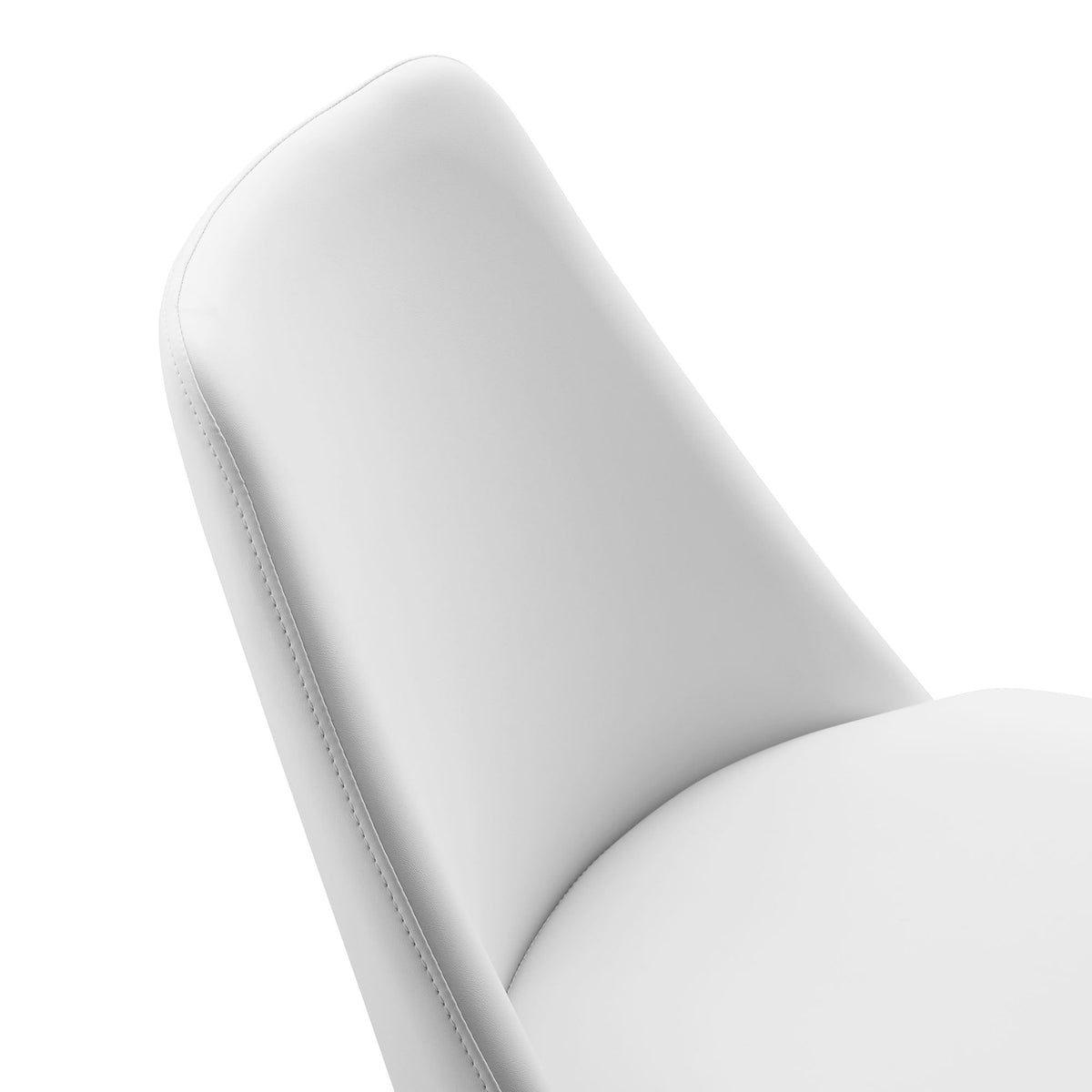 Lippa Swivel Dining Vegan Leather Side Chair by Modway, photo 17 of 20