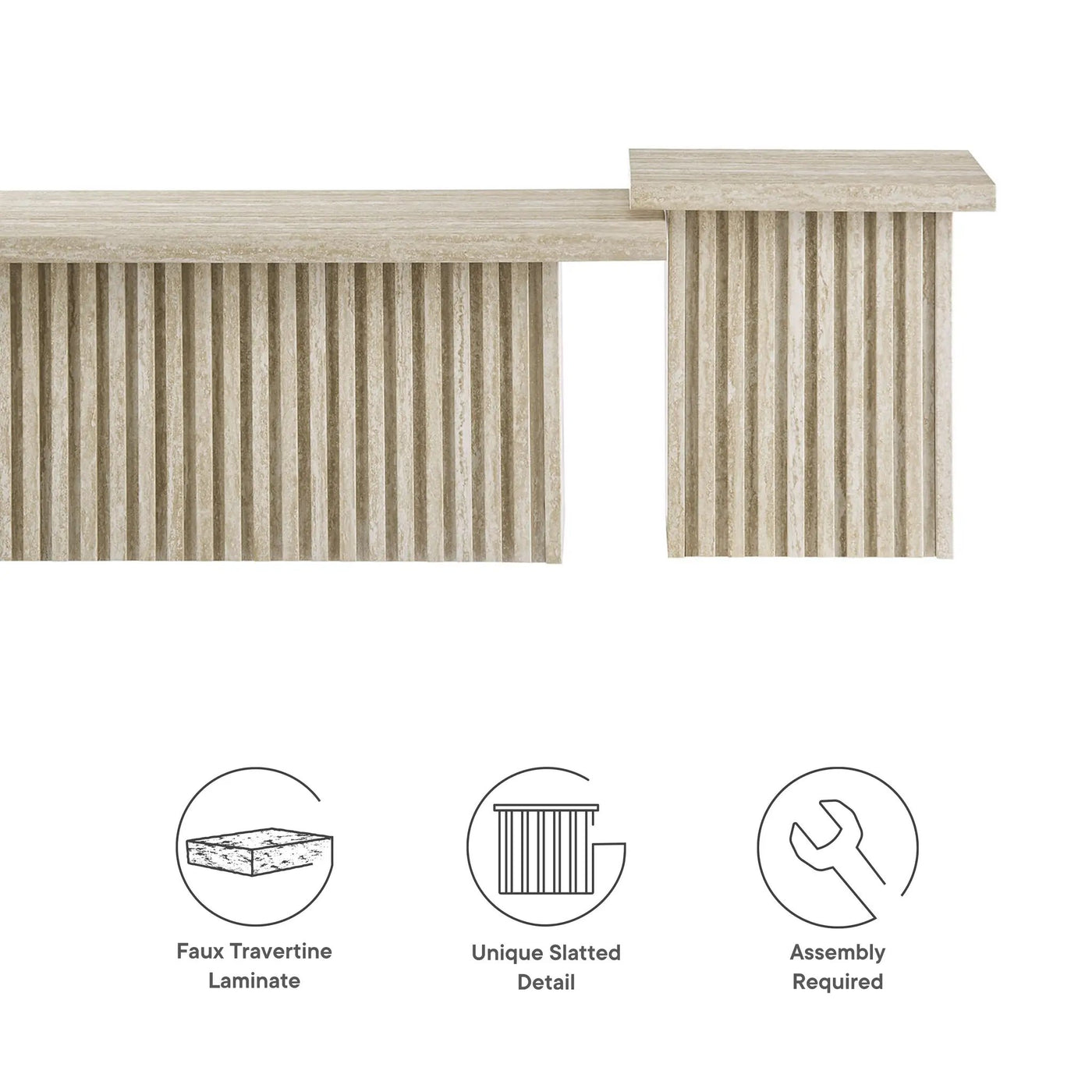 Render Nesting Coffee Tables Set of 2 by Modway by HouseOfZazla