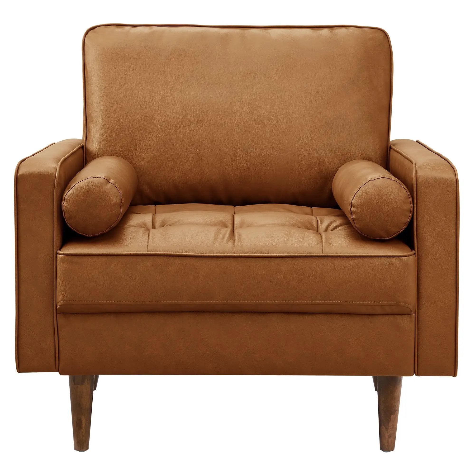 Valour Tufted Vegan Leather Accent Armchair by Modway by HouseOfZazla