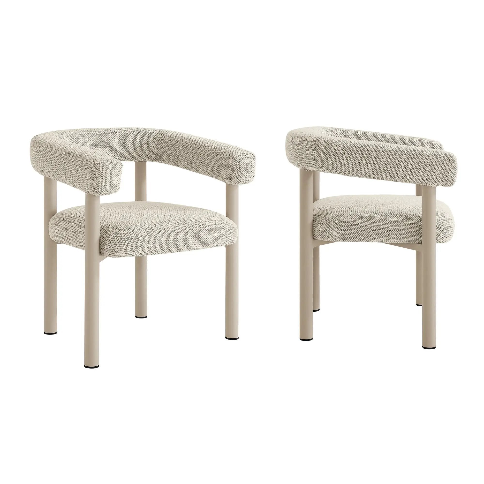 Nautica Outdoor Patio Aluminum Dining Armchairs Set of 2 by Modway by HouseOfZazla