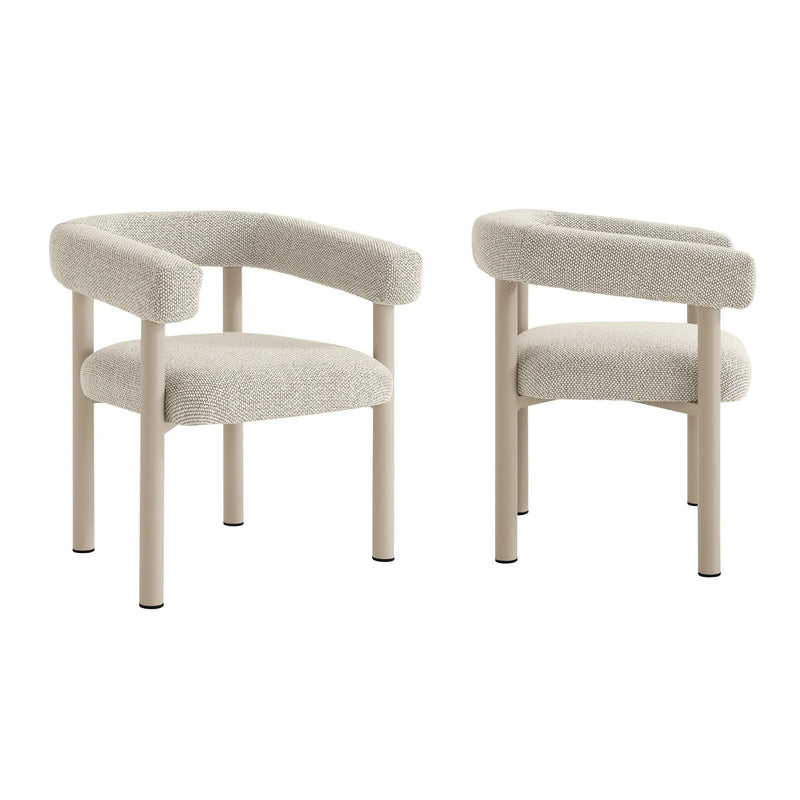 Nautica Outdoor Patio Aluminum Dining Armchairs Set of 2 by Modway by HouseOfZazla