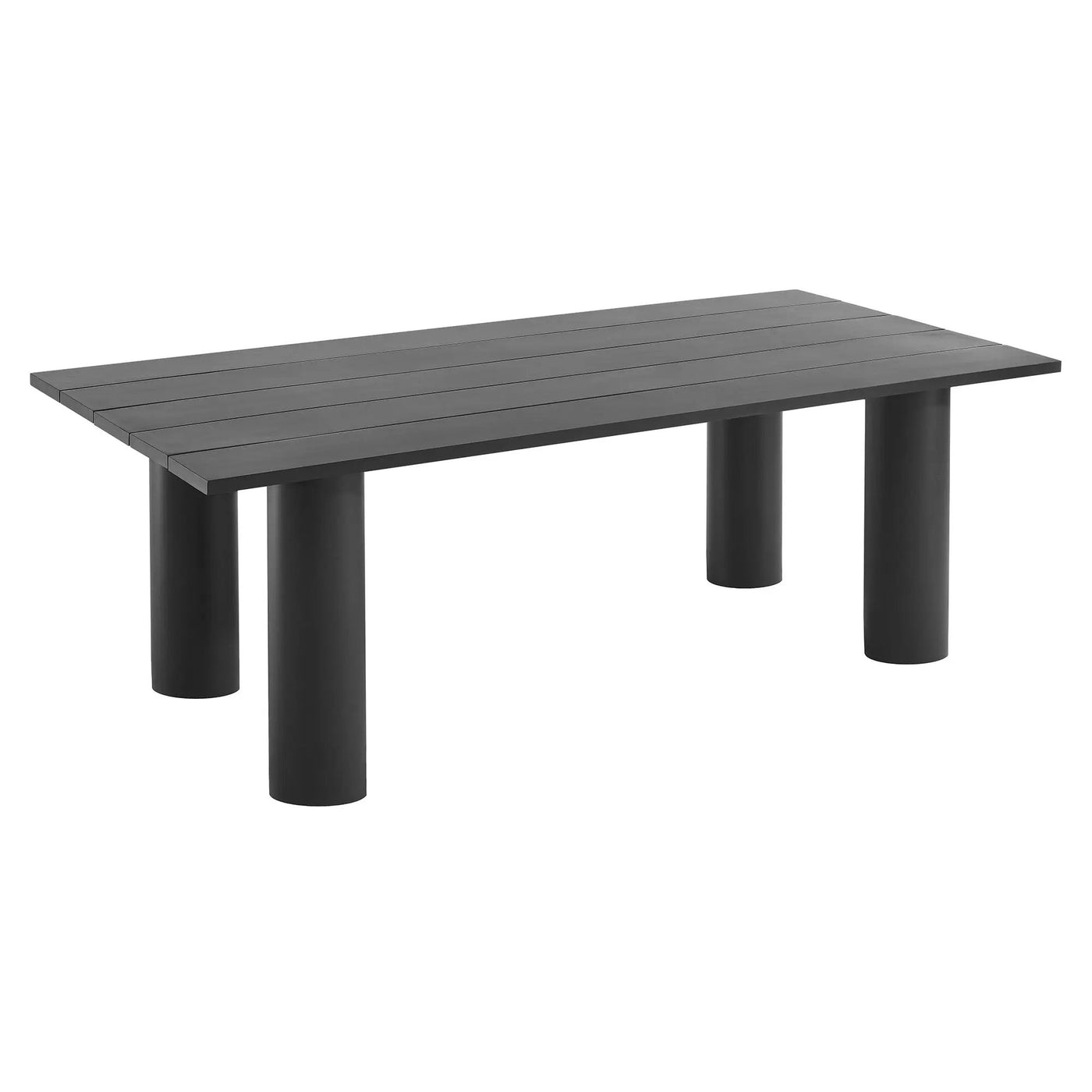 Nautica Outdoor Patio 87" Rectangular Aluminum Dining Table by Modway by HouseOfZazla