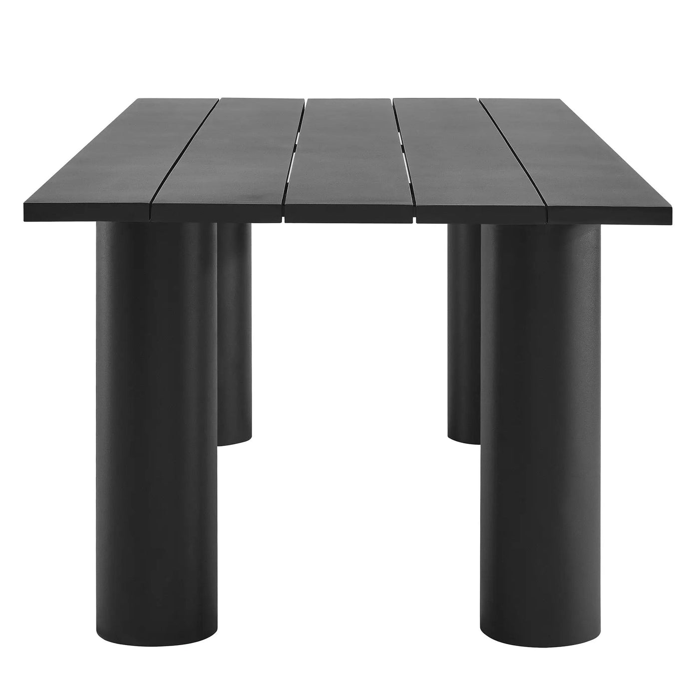 Nautica Outdoor Patio 87" Rectangular Aluminum Dining Table by Modway by HouseOfZazla