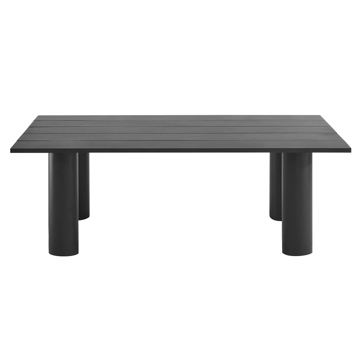 Nautica Outdoor Patio 87" Rectangular Aluminum Dining Table by Modway by HouseOfZazla