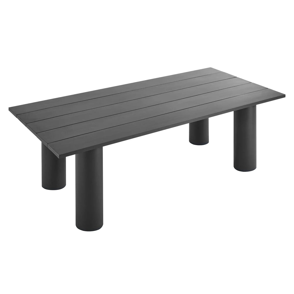 Nautica Outdoor Patio 87" Rectangular Aluminum Dining Table by Modway by HouseOfZazla