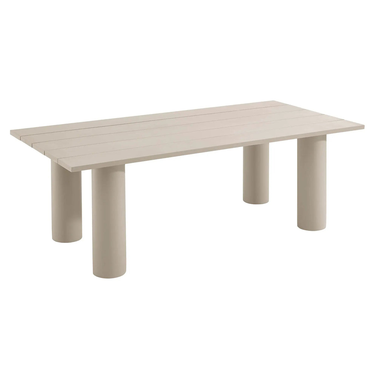 Nautica Outdoor Patio 87" Rectangular Aluminum Dining Table by Modway by HouseOfZazla