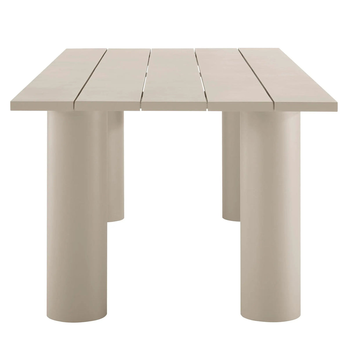 Nautica Outdoor Patio 87" Rectangular Aluminum Dining Table by Modway by HouseOfZazla