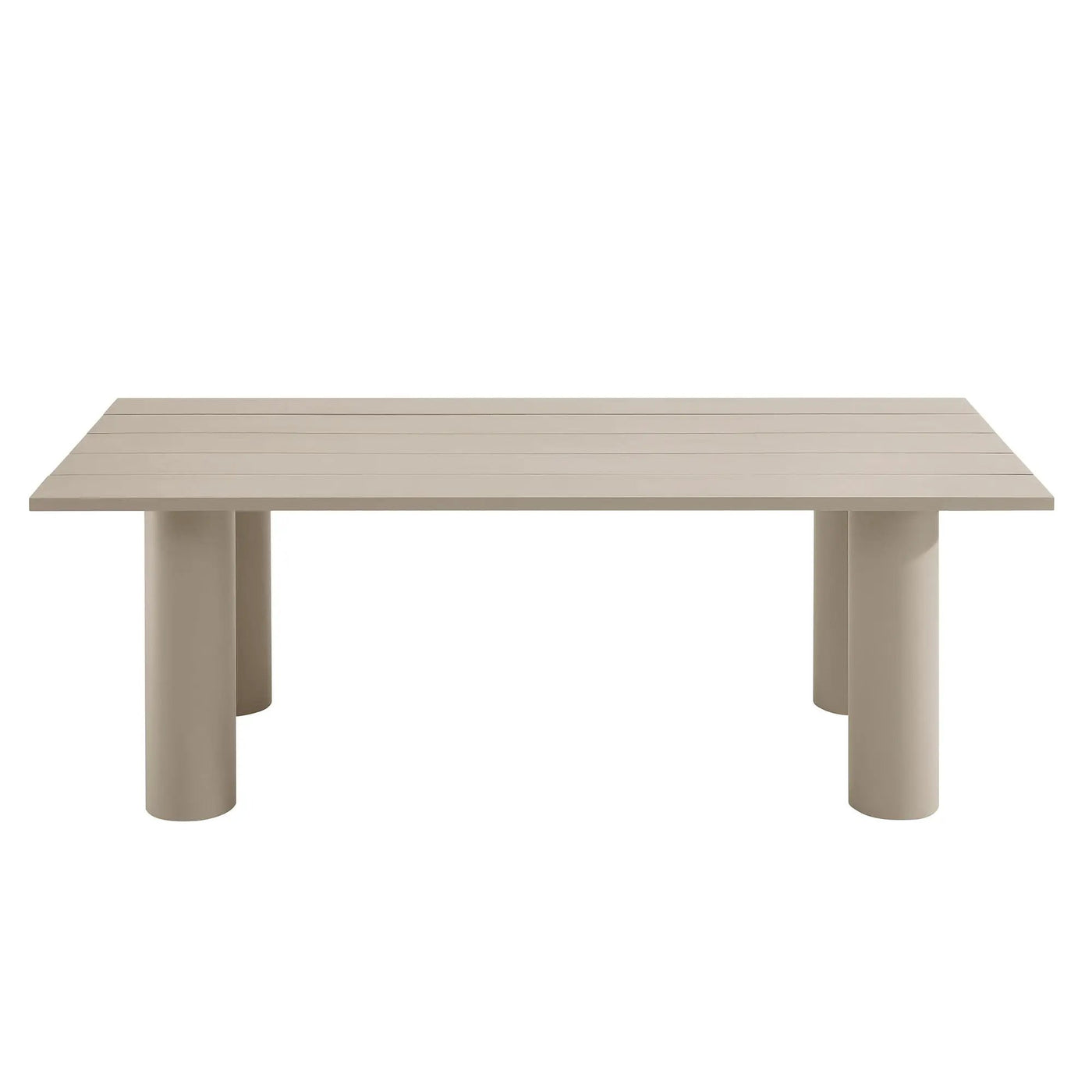 Nautica Outdoor Patio 87" Rectangular Aluminum Dining Table by Modway by HouseOfZazla